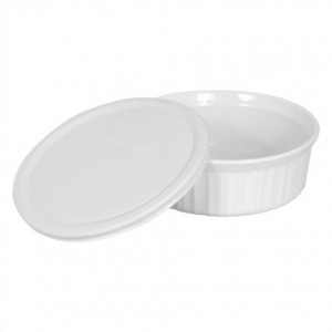 Mint Pantry Drexel 24 oz. Round Dish with Plastic Cover MNTP1442